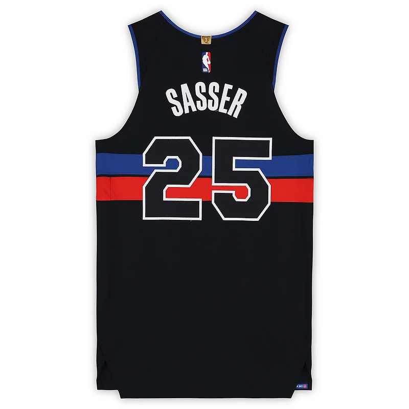 Marcus Sasser Detroit Pistons Game-Used #25 Black Nike Jersey vs. Minnesota Timberwolves on April 2, 2026 - Size 46+4