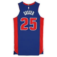 Maillot Nike bleu n° 25 porté par Marcus Sasser (Detroit Pistons) lors de la saison NBA 2025-2026 - Taille 46+6