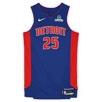 Maillot Nike bleu n° 25 porté par Marcus Sasser (Detroit Pistons) lors de la saison NBA 2025-2026 - Taille 46+6
