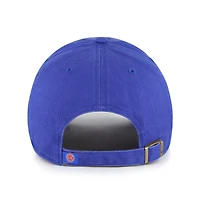 Men's '47  Royal Detroit Pistons Core Logo Clean Up Adjustable Hat