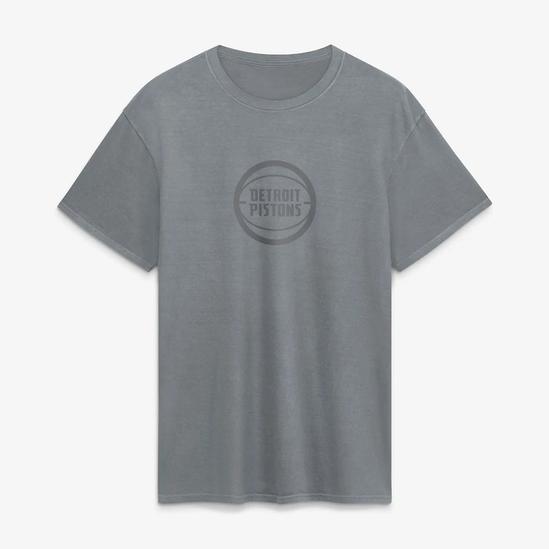 Men's Fanatics Gray Detroit Pistons Beach Wash T-Shirt