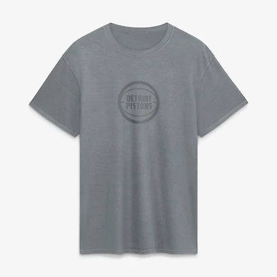 Men's Fanatics Gray Detroit Pistons Beach Wash T-Shirt