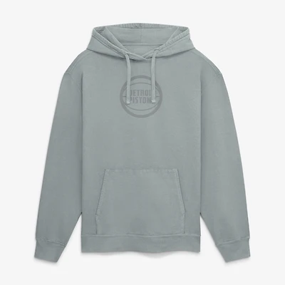 Sweat à capuche gris délavé Detroit Pistons pour homme, de la marque Fanatics.