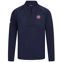 Haut à fermeture éclair quart de tour bleu marine Detroit Pistons pour homme Levelwear