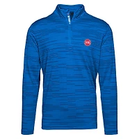 Pull à capuche zippé quart de tour Levelwear Royal Detroit Pistons Gear Insignia Core pour homme