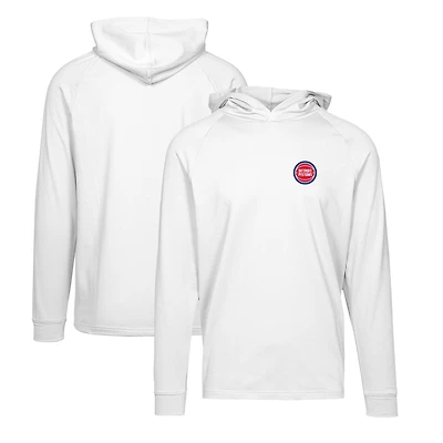 Sweat à capuche blanc Levelwear Detroit Pistons Dimension Insignia pour homme