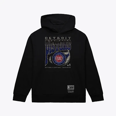 Men's Mitchell & Ness  Black Detroit Pistons Ball Out Hoodie