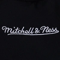 Men's Mitchell & Ness  Black Detroit Pistons Polo Jersey