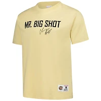 T-shirt premium pour homme Mitchell & Ness Chauncey Billups crème Detroit Pistons