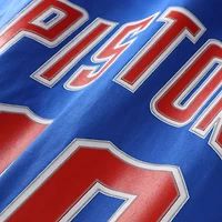 T-shirt avec nom et numéro Mitchell & Ness Dennis Rodman Detroit Pistons Hardwood Classics bleu pour homme