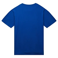 T-shirt flammé légendaire pour homme Mitchell & Ness Royal Detroit Pistons Hardwood Classics