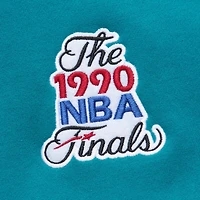 Men's Mitchell & Ness  Teal Detroit Pistons Hardwood Classics Team OG 3.0 Pullover Hoodie