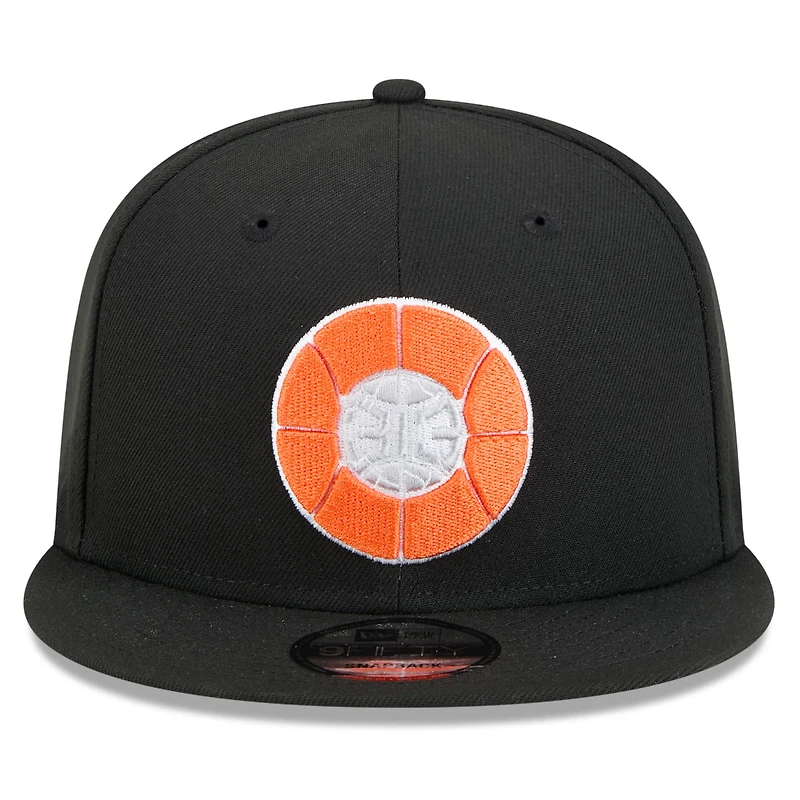 Men's New Era  Black Detroit Pistons 2024/25 City Edition Alternate 9FIFTY Snapback Hat