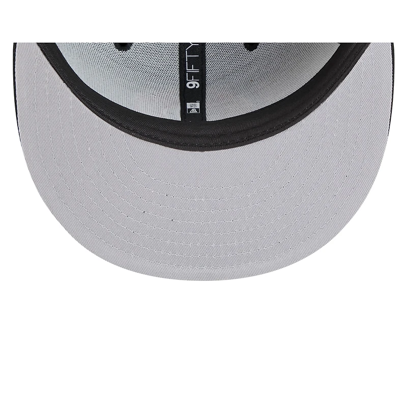 Men's New Era  Black Detroit Pistons 2024/25 City Edition Alternate 9FIFTY Snapback Hat