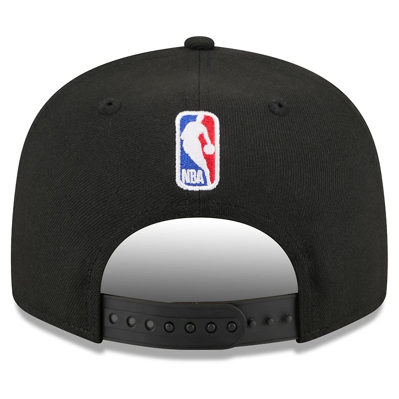 Men's New Era Black Detroit Pistons 2026 NBA Draft Crystal 9FIFTY Snapback Hat