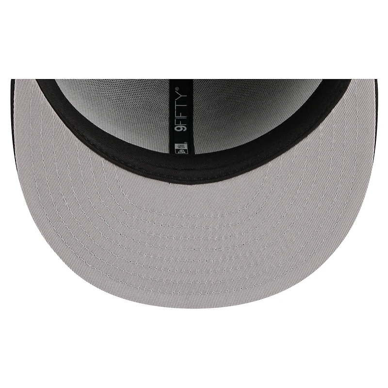 Men's New Era Black Detroit Pistons 2026 NBA Draft Crystal 9FIFTY Snapback Hat