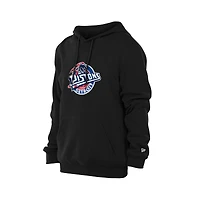Men's New Era  Black Detroit Pistons Front Back Logo Hoodie