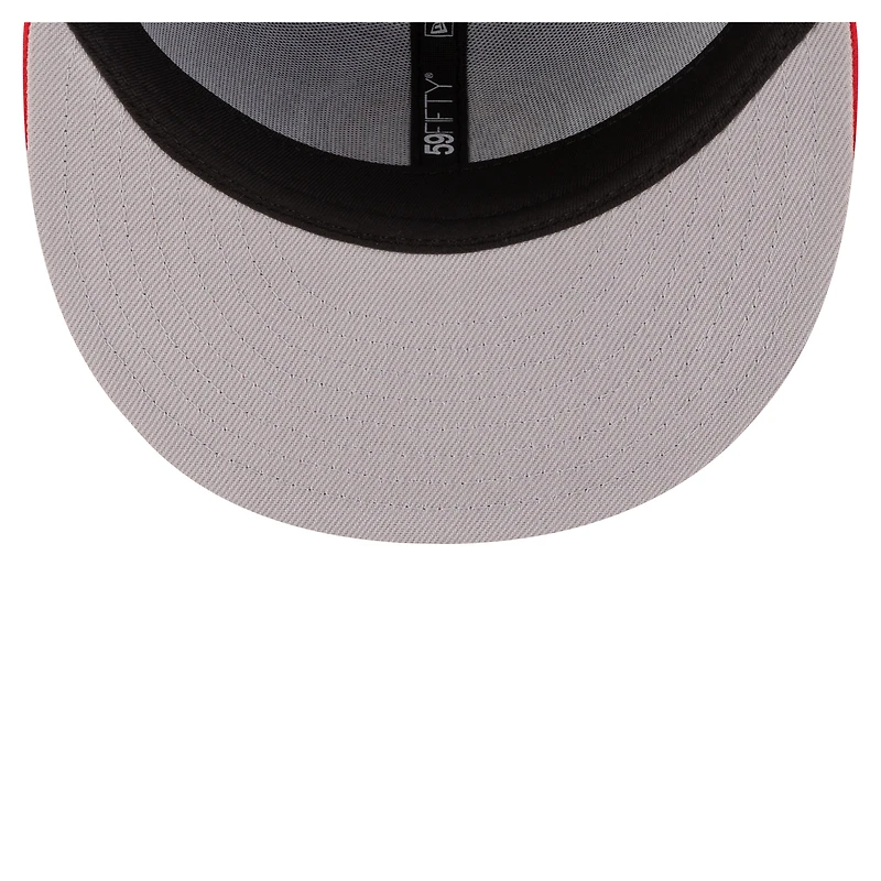 Men's New Era  Blue/Red Detroit Pistons 80s Throwback 59FIFTY Fitted Hat