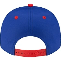 Men's New Era  Blue/Red Detroit Pistons 80s Throwback A-Frame 9FIFTY Snapback Hat