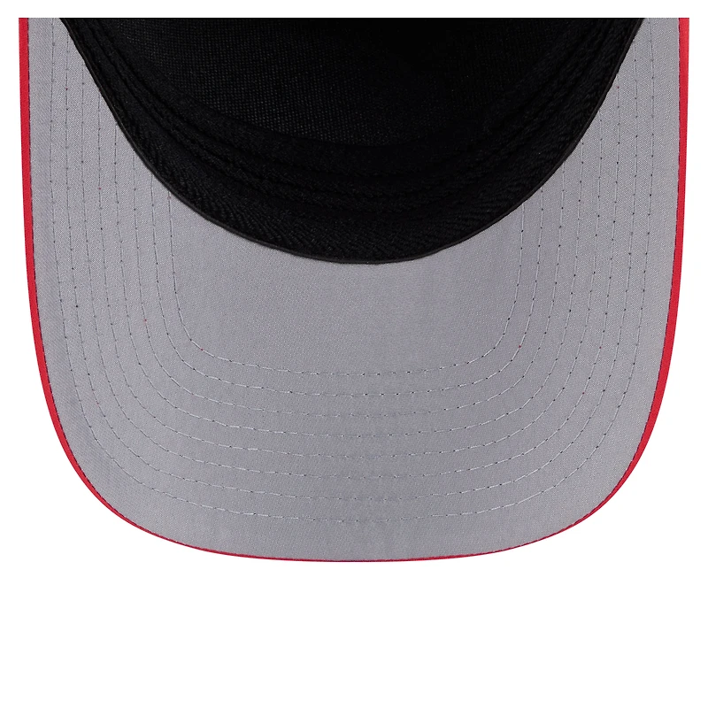 Casquette New Era Flex 39THIRTY bleue et rouge Detroit Pistons pour homme, modèle Rope Two-Tone M-Crown A-Frame.