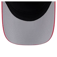 Casquette New Era Flex 39THIRTY bleue et rouge Detroit Pistons pour homme, modèle Rope Two-Tone M-Crown A-Frame.