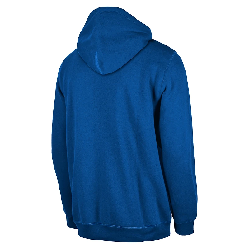Men's New Era Detroit Pistons Red Tip-Off Collection Pullover Hoodie