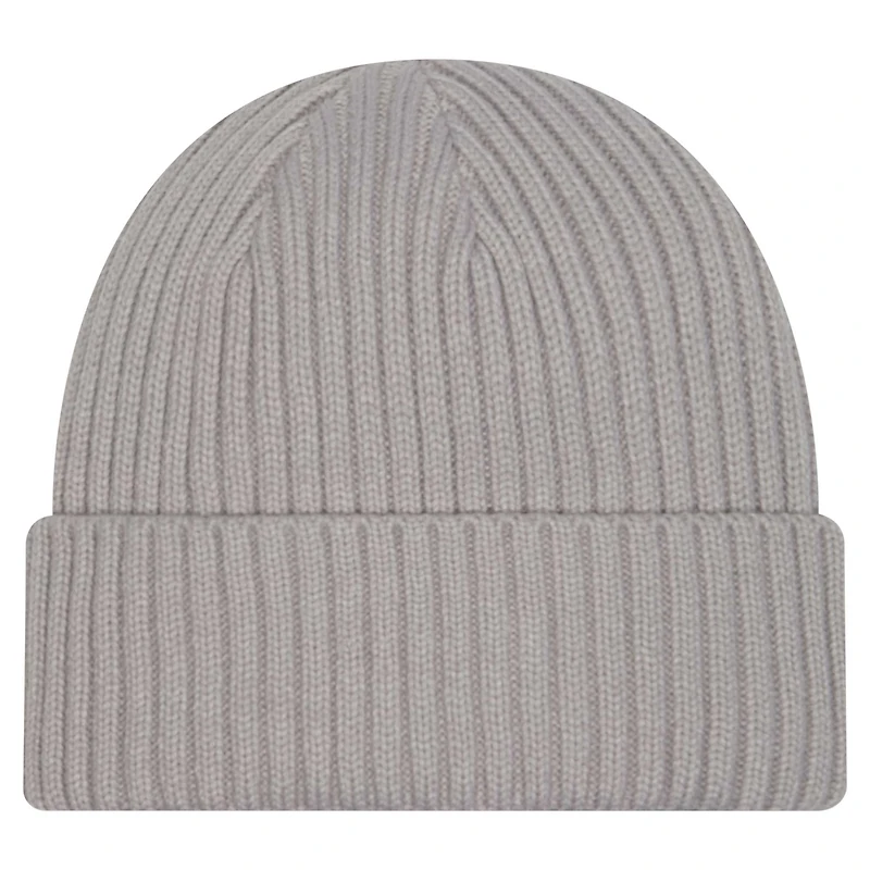 Men's New Era Gray Detroit Pistons Color Pack Cuffed Knit Hat