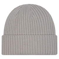 Men's New Era Gray Detroit Pistons Color Pack Cuffed Knit Hat