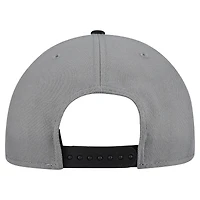 Men's New Era  Gray Detroit Pistons Core Logo Storm Gray Two-Tone 9FIFTY Snapback Hat