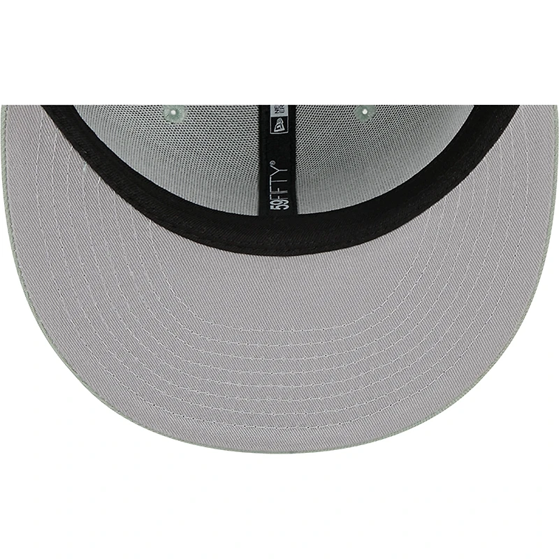 Men's New Era Light Green Detroit Pistons Sage Color Pack 59FIFTY Fitted Hat