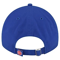 Casquette réglable New Era Royal Detroit Pistons Team 2.0 9TWENTY pour hommes