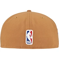 Men's New Era Tan Detroit Pistons Color Pack 59FIFTY Fitted Hat