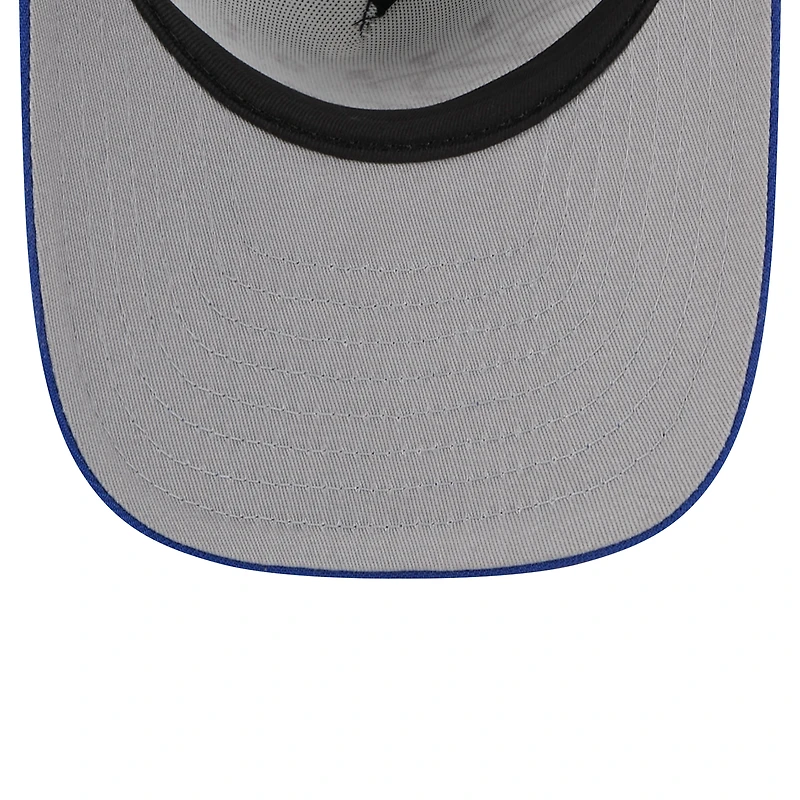 Men's New Era White/Blue Detroit Pistons 2025 NBA Draft A-Frame 59FIFTY Fitted Hat