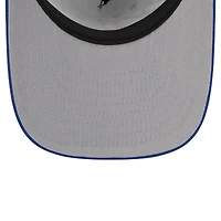 Men's New Era White/Blue Detroit Pistons 2025 NBA Draft A-Frame 59FIFTY Fitted Hat