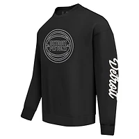 Men's Pro Standard Black Detroit Pistons Paint the City Pullover Sweatshirt
