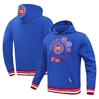 Men's Pro Standard Blue Detroit Pistons Area Code Pullover Hoodie