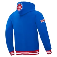 Men's Pro Standard Blue Detroit Pistons Area Code Pullover Hoodie