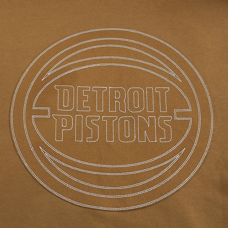 Sweat à capuche enfiler Pro Standard Brown Detroit Pistons Paint the City pour homme
