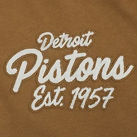 Sweat à capuche enfiler Pro Standard Brown Detroit Pistons Paint the City pour homme