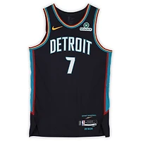 Paul Reed Detroit Pistons Game-Used #7 Black Nike City Edition Jersey Worn During the 2025-26 NBA Season - Size 50+4