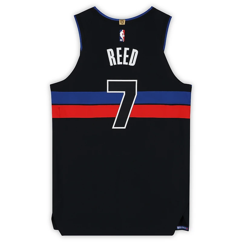 Paul Reed Detroit Pistons Game-Used #7 Black Nike Jersey vs. Minnesota Timberwolves on April 2, 2026 - Size 50+4