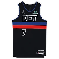Paul Reed Detroit Pistons Game-Used #7 Black Nike Jersey vs. Minnesota Timberwolves on April 2, 2026 - Size 50+4