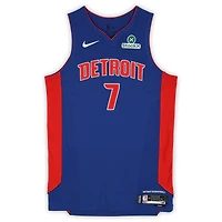 Paul Reed Detroit Pistons Game-Used #7 Blue Nike Jersey Worn During the 2025-26 NBA Season - Size 50+4
