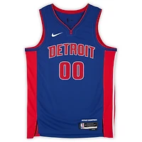 Ron Holland II Detroit Pistons Autographed Blue Nike Icon Edition Swingman Jersey 