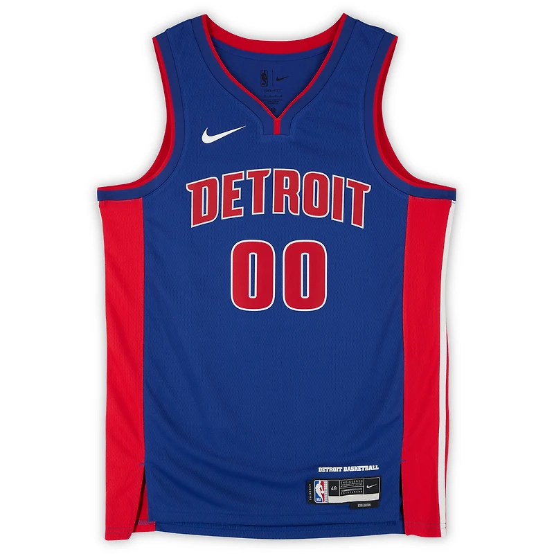 Ron Holland II Detroit Pistons Autographed Blue Nike Icon Edition Swingman Jersey