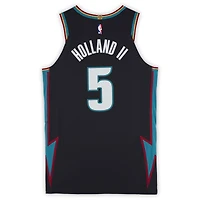 Ron Holland II Detroit Pistons Game-Used #5 Black Nike City Edition Jersey vs. Atlanta Hawks on December 1, 2025 - Size 50+4