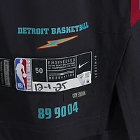 Ron Holland II Detroit Pistons Game-Used #5 Black Nike City Edition Jersey vs. Atlanta Hawks on December 1, 2025 - Size 50+4