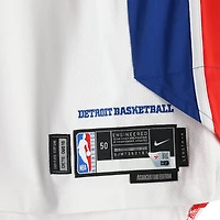 Ron Holland II Detroit Pistons Game-Used #5 White Nike Jersey vs. Indiana Pacers on April 12, 2026 - Size 50+4