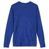 T-shirt Nike bleu à manches longues Ron Holland II des Detroit Pistons, porté par un joueur des éliminatoires NBA 2025 - Taille XL