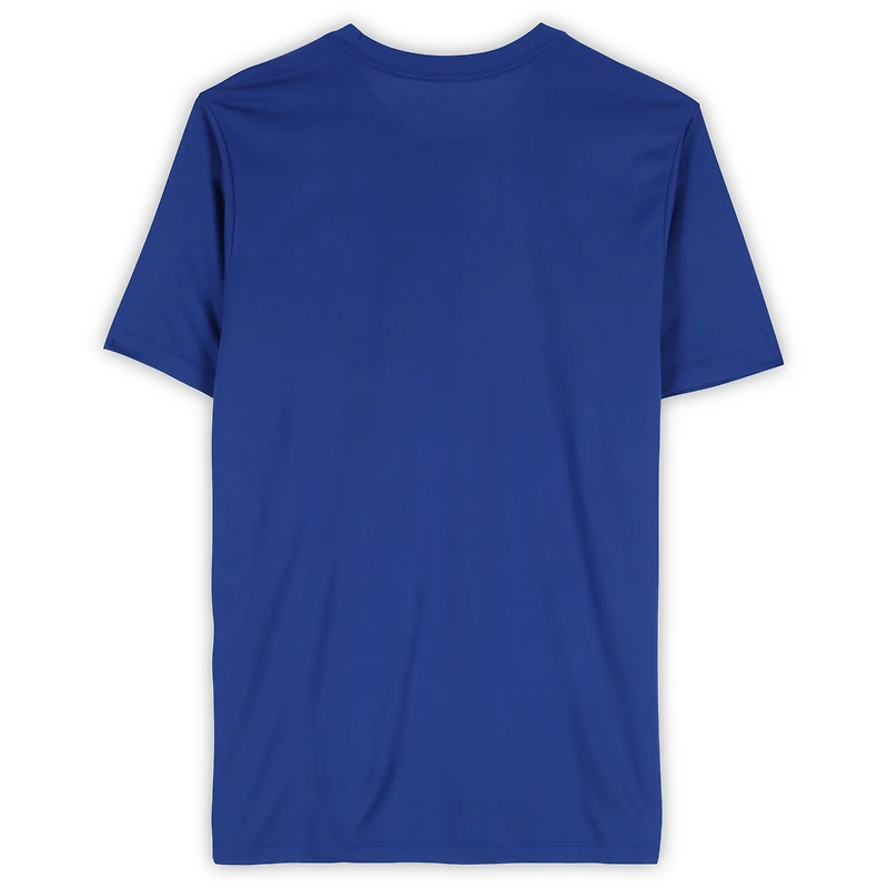 T-shirt Nike bleu Ron Holland II des Detroit Pistons, porté par un joueur des éliminatoires NBA 2025 - Taille XL
